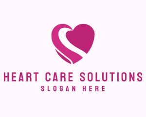 Heart Cosmetics Fashion logo design