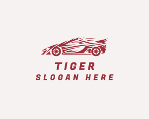 Sports Car - Fast Sports Car Race logo design