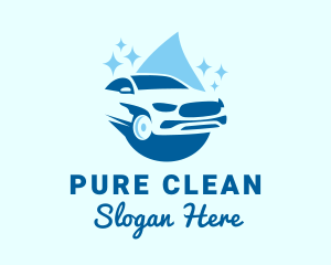 Car Cleaning Droplet  logo design