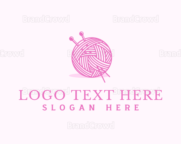 Yarn Ball Weaving Logo