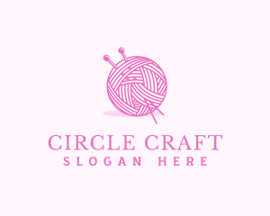 Yarn Ball Weaving logo design