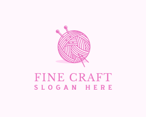 Yarn Ball Weaving logo design