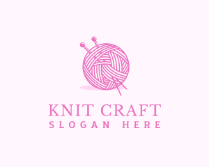 Yarn Ball Weaving logo design