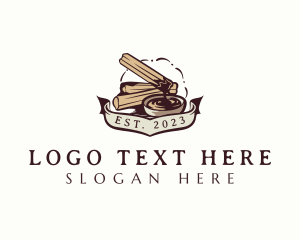 Homemade - Churro Pastry Dessert logo design