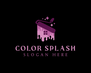 Paint Renovation House logo design