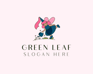 Evergreen - Lawn Fairy Gardener logo design