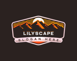 Mountain Hiking Summit Logo