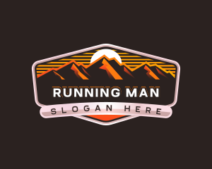 Mountain Hiking Summit Logo