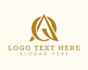 Letter Ao - Fashion Luxury Boutique logo design