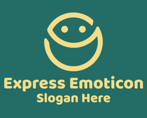 Emoticon - Happy Face Emoji logo design