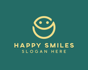 Happy Face Emoji logo design