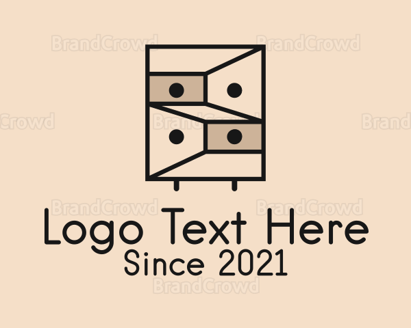 Geometric Drawer Furniture Logo