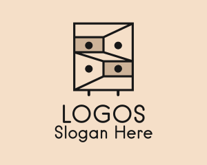 Geometric Drawer Furniture Logo