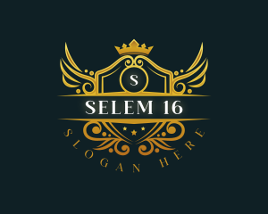 Elegant - Elegant Wings Crest logo design