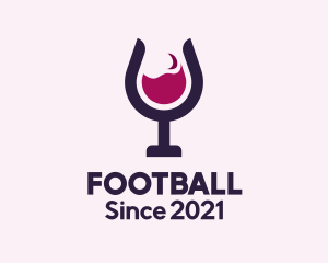 Vineyard - Wine Glass Bar logo design