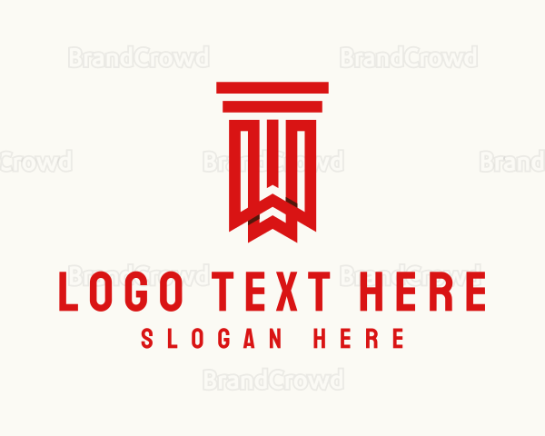 Bookmark Library Pillar Logo