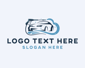 Car Wash - Car Pressure Washing Cleaning logo design