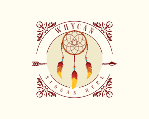 Tribal Dreamcatcher Handicraft Logo