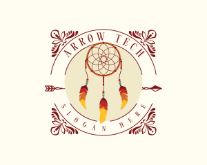 Tribal Dreamcatcher Handicraft logo design