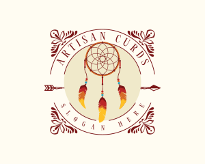 Tribal Dreamcatcher Handicraft logo design