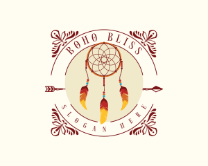 Tribal Dreamcatcher Handicraft logo design