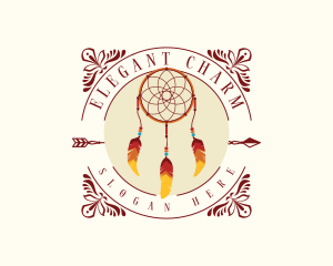 Tribal Dreamcatcher Handicraft logo design