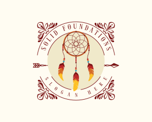 Cultural - Tribal Dreamcatcher Handicraft logo design