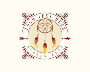 Tribal Dreamcatcher Handicraft Logo