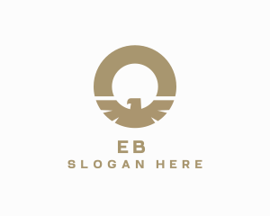 Eagle Bird Zoo Letter O Logo