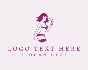 Swimwear - Lady Sexy Lingerie logo design