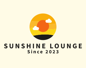 Round Sunrise Travel  logo design