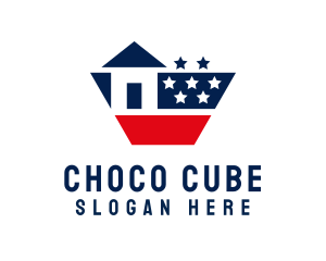 Election - American Realty House logo design