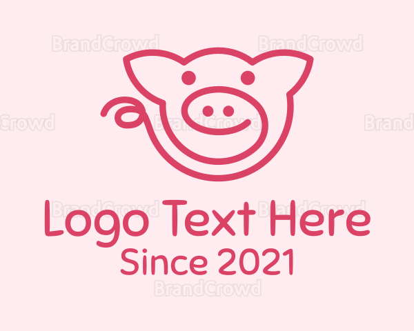 Pink Piggy Doodle Logo
