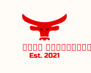 Livestock - Red Bull Ranch logo design