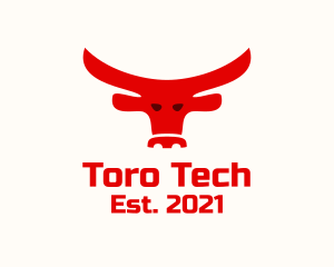 Toro - Red Bull Ranch logo design