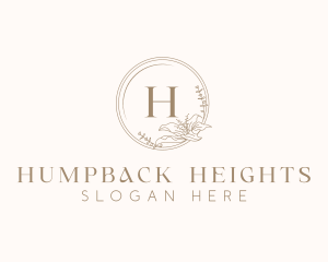 Floral Elegant Wedding Event logo design