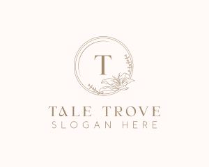 Floral Elegant Wedding Event logo design