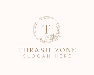 Floral Elegant Wedding Event logo design