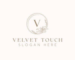 Floral Elegant Wedding Event logo design