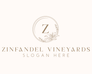 Floral Elegant Wedding Event logo design