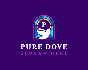 Dove - Holy Dove Bird logo design