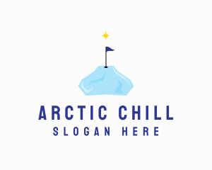 Ice - Snow Ice Golf logo design