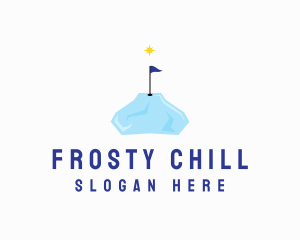 Ice - Snow Ice Golf logo design