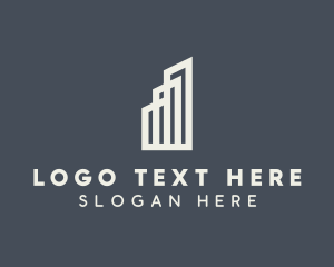 Office - Office Building Realty logo design