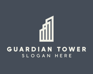 Office Building Realty logo design