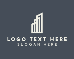 Commercial - Office Building Realty logo design