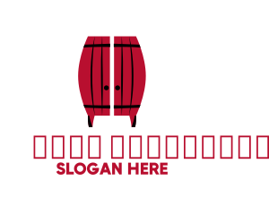 Distiller - Red Barrel Cabinet logo design