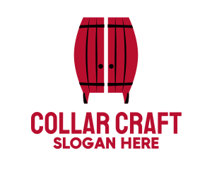 Red Barrel Cabinet logo design