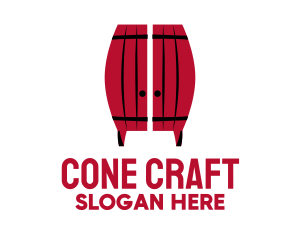 Red Barrel Cabinet logo design