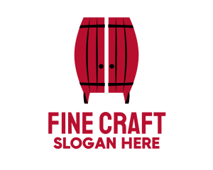 Red Barrel Cabinet logo design